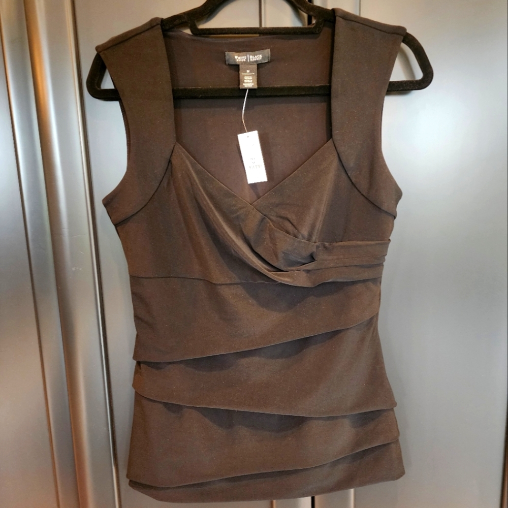 White House Black Market Tiered Tank Top